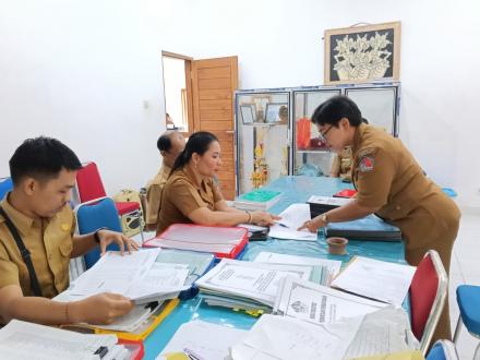 KUNJUNGAN DINAS ARSIP DAN PERPUSTAKAAN DAERAH